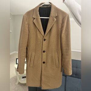 Tommy Hilfiger wool blend pea coat. Camel, size M